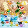 image:imageJOYIN 50 Pcs Mini Ocean Resin Animals Figures Mini Sea Animals Figurines for Aquarium Ornaments Decorations Cute Garden Accessories Birthday School Slime Charms for Crafts DIY Miniature ScenesOcean Animals