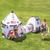 image:imageJOYIN White Rocket Ship Pop up Play Tent with Tunnel and Playhouse Kids Indoor Outdoor Spaceship Tent Set