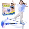 image:imageJOYIN Blue Ankle Skip Ball with Flashing Lights Toy for Kids Indoor amp Outdoor Flashing Swing Ball Foldable Sports Toy Birthday Gifts for Kids 3 4 5 Sapphire