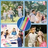 image:imageJOYIN 146 Big Bubble Wands for Kids 6 PCS Bubble Wand with Refill Solution for Summer Toy Party Favor Outdoors Toy Activity Easter Basket Stuffers Birthday GiftBubble Wand 6 PCS