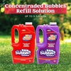 image:imageJOYIN 2 Bottles Bubbles Refill Solutions 64 oz up to 5 Gallon Concentrated Solution for Bubble Machine Gun Wand Refill Fluid Summer Easter Toys Double GreenRedpurple