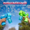image:imageJOYIN 2 Bottles Bubbles Refill Solutions 64 oz up to 5 Gallon Concentrated Solution for Bubble Machine Gun Wand Refill Fluid Summer Easter Toys Double GreenRedpurple