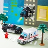 image:imageJOYIN Toddler Truck Toys for 3 4 5 6 7 Year Old Boys  Police Car Toy Set Emergency Vehicle Playset Friction Powered Car with Lights and Sounds Birthday Gifts for Boys Girls Age 39Police Vehicle Playset