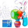 image:imageSloosh Easter Bunny Bubble Gun for Toddler with Light Bunny Toys for Kids Ages 38 Rabbit Bubble Machine Gun with 6 Refill Solution for Party Easter Basket StuffersEaster Blue