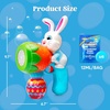 image:imageSloosh Easter Bunny Bubble Gun for Toddler with Light Bunny Toys for Kids Ages 38 Rabbit Bubble Machine Gun with 6 Refill Solution for Party Easter Basket StuffersEaster Blue