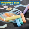 image:imageJOYIN 180 PCS Washable Sidewalk Chalks Set in 20 Colors NonToxic Jumbo Chalk for Outdoor Art Play Painting on Chalkboard Blackboard and Playground180