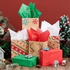 image:imageJOYIN 72 Sheets Glitter Tissue Paper for Gift Bags Red Green White Tissue Paper for Gift Wrapping Supplies 20 x 20 Christmas Wrapping Paper for Gift Wrap DIY Craft Decorations