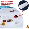 image:imageJOYIN Christmas Snow Blanket Roll for Christmas Decoration Village Displays Under The Xmas Tree  Thick White Soft Fake Snow Cover for Holiday Decor and Winter Displays 15In x 10Ft 2PCS4