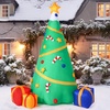 image:imageJoiedomi 8 FT Tall Christmas Inflatables Tree Decoration Lighted Giant Christmas Tree with Buildin Projection Blow Up SelfInflatables for Xmas Party Indoor Outdoor Yard Garden Lawn Dcor
