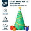 image:imageJoiedomi 8 FT Tall Christmas Inflatables Tree Decoration Lighted Giant Christmas Tree with Buildin Projection Blow Up SelfInflatables for Xmas Party Indoor Outdoor Yard Garden Lawn Dcor