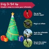 image:imageJoiedomi 8 FT Tall Christmas Inflatables Tree Decoration Lighted Giant Christmas Tree with Buildin Projection Blow Up SelfInflatables for Xmas Party Indoor Outdoor Yard Garden Lawn Dcor