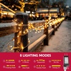 image:imageJOYIN 200 LED Cool White Christmas Lights 8 Modes Christmas Tree Lights Plug in 66FT Connectable Fairy Twinkle Lights for Indoor Outdoor Classroom Bedroom Yard Xmas Decor Clear WireWarm White