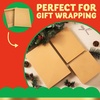 image:imageJOYIN 12PCS Christmas Brown Gift Boxes with Lids for Presents 4 Deep Large Shirt Robe Wrapping Box 4 Different Sizes Holiday Festive Lingerie Cupcake DIY Kraft Cardboard BoxesBrown