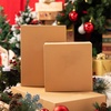image:imageJOYIN 12PCS Christmas Brown Gift Boxes with Lids for Presents 4 Deep Large Shirt Robe Wrapping Box 4 Different Sizes Holiday Festive Lingerie Cupcake DIY Kraft Cardboard BoxesBrown