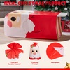 image:imageJOYIN Jumbo Christmas Santa Gift Bag Plastic Xmas Gift Wrapping Bag 56x36 for Gift Giving Holiday Presents Giant Gifts Decorations Festive Surprises