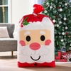 image:imageJOYIN Jumbo Christmas Santa Gift Bag Plastic Xmas Gift Wrapping Bag 56x36 for Gift Giving Holiday Presents Giant Gifts Decorations Festive Surprises
