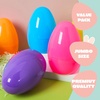 image:imageJOYIN 12 PCS 8 Jumbo Plastic Easter Eggs Easter Fillable Eggs with Bright Colors for Easter Hunt Party Basket Stuffers Filler Classroom Prize Supplies Decor