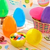 image:imageJOYIN 12 PCS 8 Jumbo Plastic Easter Eggs Easter Fillable Eggs with Bright Colors for Easter Hunt Party Basket Stuffers Filler Classroom Prize Supplies Decor