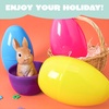 image:imageJOYIN 12 PCS 8 Jumbo Plastic Easter Eggs Easter Fillable Eggs with Bright Colors for Easter Hunt Party Basket Stuffers Filler Classroom Prize Supplies Decor