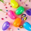 image:imageJOYIN 24 Pcs Large Plastic Easter Eggs 6 Inches Colorful Jumbo Eggs Fillable for Easter Themed Hunt Basket Stuffers Fillers Filling Treats Party Favor Classroom Prize SuppliesPure