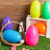 image:imageJOYIN 24 Pcs Large Plastic Easter Eggs 6 Inches Colorful Jumbo Eggs Fillable for Easter Themed Hunt Basket Stuffers Fillers Filling Treats Party Favor Classroom Prize SuppliesPure