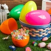 image:imageJOYIN 24 Pcs Large Plastic Easter Eggs 6 Inches Colorful Jumbo Eggs Fillable for Easter Themed Hunt Basket Stuffers Fillers Filling Treats Party Favor Classroom Prize SuppliesPure
