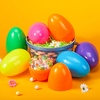 image:imageJOYIN 24 Pcs Large Plastic Easter Eggs 6 Inches Colorful Jumbo Eggs Fillable for Easter Themed Hunt Basket Stuffers Fillers Filling Treats Party Favor Classroom Prize SuppliesPure