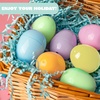 image:imageJOYIN 50PCS Pastel Easter Eggs 23 Empty Plastic Eggs Colorful Plastic Eggshell Bulks for Easter Hunt Filling Treats Party Favor Easter Basket Stuffers Classroom Prize Supplies