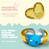 image:imageJOYIN 6Pcs Gold Easter Eggs 23 Metallic Plastic Empty Eggs Fillable for Easter Hunt Supplies Basket Stuffers Toys Filling Treats Party Favor