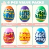 image:imageJOYIN 6pcs Prefilled Easter Eggs with Toys Plastic Eggs with Science Experiment Basket Stuffers for Boys amp Girls Easter Theme Party Favors