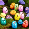 image:imageJOYIN 12 Pcs Easter Prefilled Eggs with Foam Squishy Toy Cute Foam Stress Reliever Squishy Toy Fillers for Easter Egg Hunt Basket Stuffer Kids Party Favor DIY Arts Crafts Classroom Prize Supplies