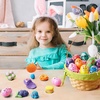image:imageJOYIN 12 Pcs Easter Prefilled Eggs with Foam Squishy Toy Cute Foam Stress Reliever Squishy Toy Fillers for Easter Egg Hunt Basket Stuffer Kids Party Favor DIY Arts Crafts Classroom Prize Supplies