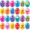 image:imageJOYIN 12 Pcs Easter Prefilled Eggs with Foam Squishy Toy Cute Foam Stress Reliever Squishy Toy Fillers for Easter Egg Hunt Basket Stuffer Kids Party Favor DIY Arts Crafts Classroom Prize Supplies
