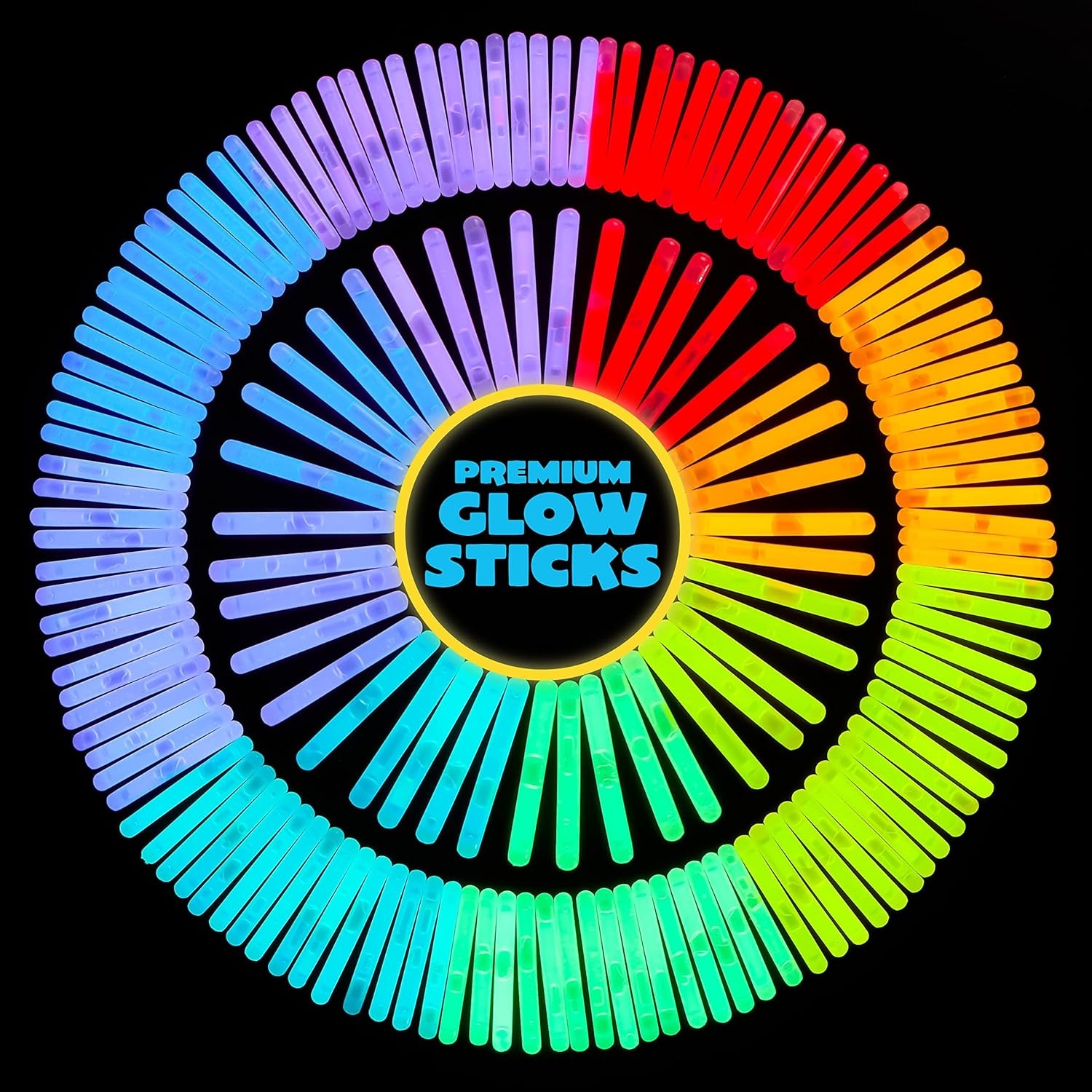 image:imageJOYIN 100 Mini Glow Sticks17 8 Colors Small Glow in The Dark for Easter Eggs Party FavorsEaster Basket Stuffer Party Pack Weddings Classroom Decorations Prizes