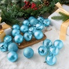 image:imageJOIEDOMI 24 Pcs Red Christmas Balls Ornaments Set 236 Christmas Tree Ornaments Shatterproof Xmas Balls Hanging Decorations for Tree Wreath Garland Holiday Wedding Indoor Party DecorBaby Blue