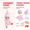 image:imageJOYIN 1 Pack Christmas Pink Tiny Elf Soft Plush Toy for Adults Kids Accessories Party Favors Xmas Party Supplies Christmas Decor Xmas GiftPink