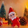 image:imageJOYIN 1 Pack Christmas Pink Tiny Elf Soft Plush Toy for Adults Kids Accessories Party Favors Xmas Party Supplies Christmas Decor Xmas GiftRed