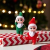 image:imageJOYIN 2 Pcs Christmas Elf Plush Doll Tiny Soft Plush Toy Doll for Kids Accessories Party Favors Xmas Party Supplies Christmas Decor Xmas GiftRed and Green