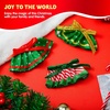 image:imageJOYIN 3 Pcs Christmas Skirts for Doll Xmas Green Santa Clothing Dance Dress Accessories Set for Christmas Decorations and Specials
