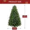 image:imageJOYIN 6 FT Prelit Full Size Christmas Tree 320 UL Lights with 11 Modes Green Artificial Xmas Tree Includes Remote Control amp Gloves Easy Setup Tree with PVC Tips Xmas Festive Indoor Decorchristmas tree with colorful light