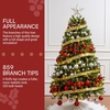 image:imageJOYIN 6 FT Prelit Full Size Christmas Tree 320 UL Lights with 11 Modes Green Artificial Xmas Tree Includes Remote Control amp Gloves Easy Setup Tree with PVC Tips Xmas Festive Indoor Decorchristmas tree with colorful light