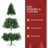image:imageJOYIN 6 FT Prelit Full Size Christmas Tree 320 UL Lights with 11 Modes Green Artificial Xmas Tree Includes Remote Control amp Gloves Easy Setup Tree with PVC Tips Xmas Festive Indoor Decorchristmas tree