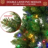 image:imageJOYIN 6 FT Prelit Full Size Christmas Tree 320 UL Lights with 11 Modes Green Artificial Xmas Tree Includes Remote Control amp Gloves Easy Setup Tree with PVC Tips Xmas Festive Indoor Decorchristmas tree with colorful light