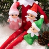 image:imageJOYIN Christmas 3PCS Tiny Elf Doll Christmas with 1 red1 Green and 1 Pink elf DollHoliday Decoration Accessories Tiny Gift for Girls Boys Kids AdultsSkirt