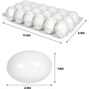 image:imageJOYIN 36 Pcs Easter White Wooden Egg Fake Eggs Plain Decorating for DIY Paint Your Own Egg Decor Easter Craft Basket Stuffers School Activities Supplies