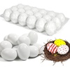 image:imageJOYIN 36 Pcs Easter White Wooden Egg Fake Eggs Plain Decorating for DIY Paint Your Own Egg Decor Easter Craft Basket Stuffers School Activities Supplies