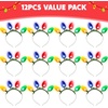 image:imageJOYIN Christmas LED Headband Light Up Bulb with 4 Colorful LED Bulbs for Adults Christmas Party Supplies Xmas Accessories12