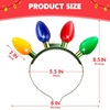 image:imageJOYIN Christmas LED Headband Light Up Bulb with 4 Colorful LED Bulbs for Adults Christmas Party Supplies Xmas Accessories12