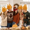 image:imageSpooktacular Creations 3 PCS Plush Roasted Turkey Hats Thanksgiving Novelty Hats Halloween Costume Dress Up Hats Party Favor Supplies Thanksgiving Accessories Costume Hats