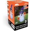 image:imageJoiedomi 5FT Tall Halloween Inflatable Ghost Pumpkin with 3Pattern Colorful Rotating Flashing Lights Cute Halloween Blow Up Ghost Yard Decorations for Lawn Garden Indoor Outdoor DecorPurple